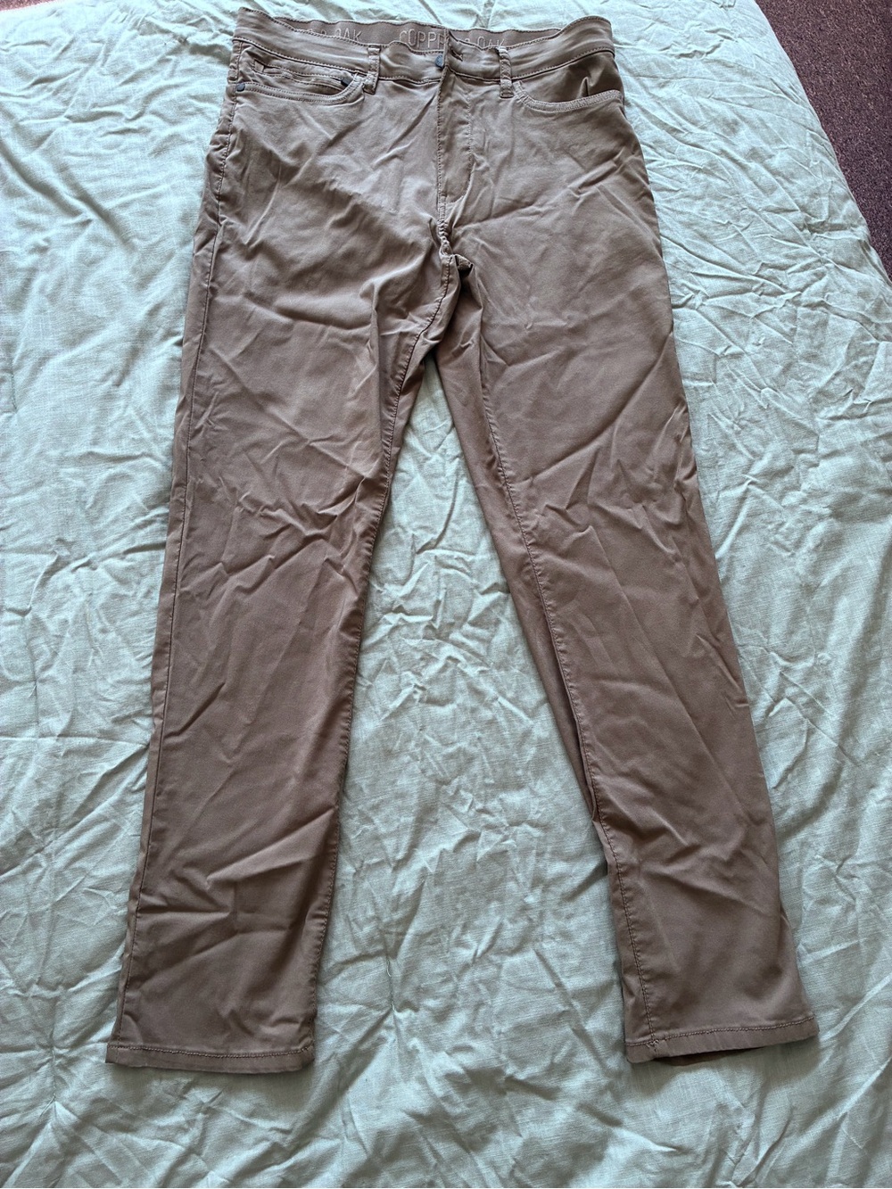 Men's Taupe Tech Pants